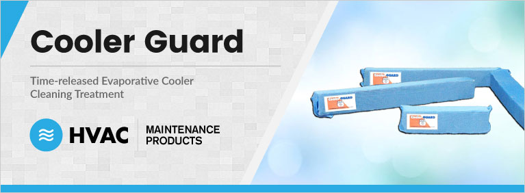 Cooler Guard evaporative cooler cleaning Banner